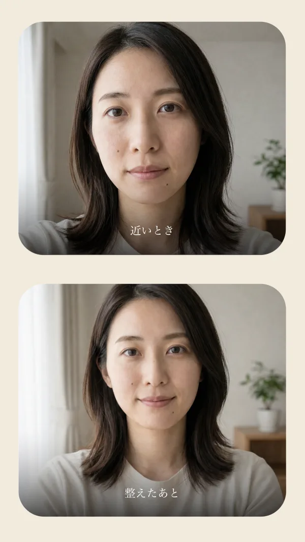 同じ顔。もっと、よく映った一枚。